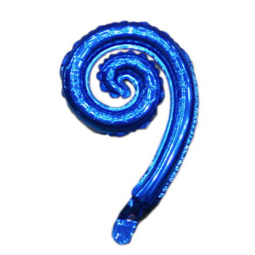 풍선대통령 달팽이 포인트 은박풍선 블루
