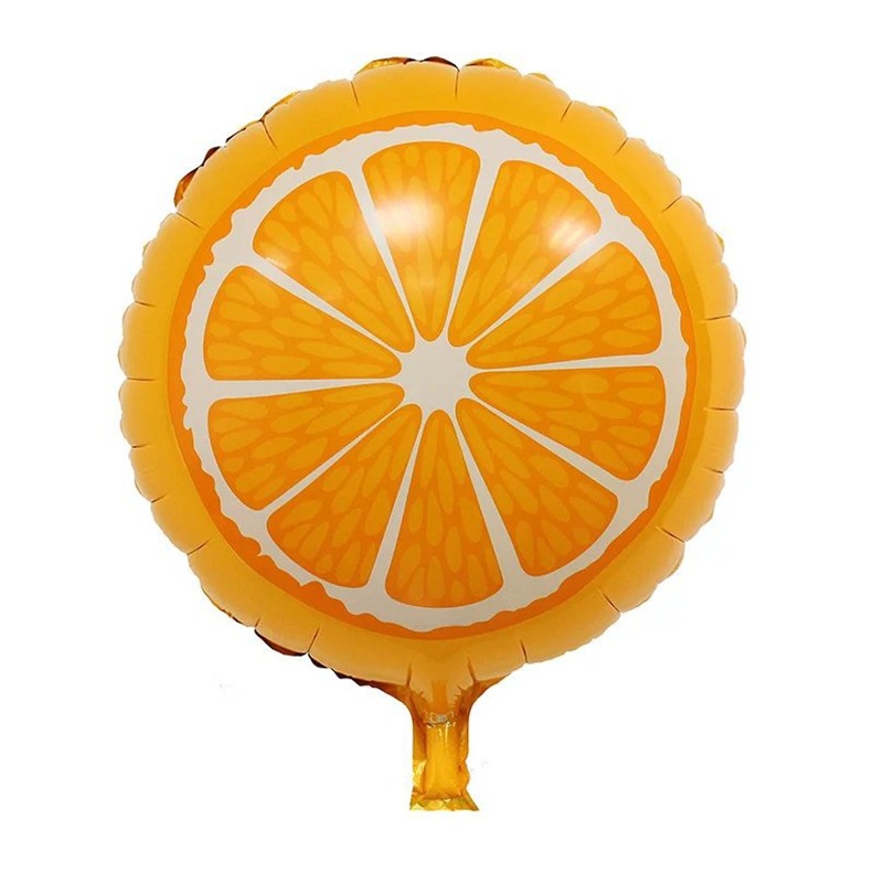 풍선대통령 18인치 상큼 오렌지 은박풍선